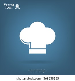 Chef cap icon. Cooking cap