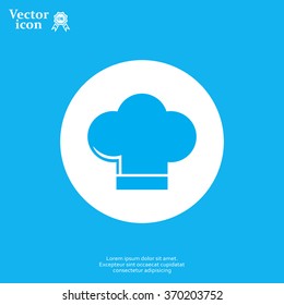 Chef cap icon. Cooking cap