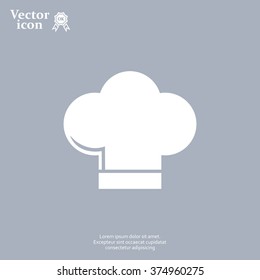 Chef cap icon. Cooking cap