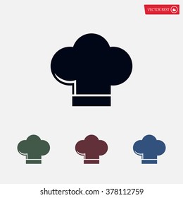 Chef cap icon. Cooking cap