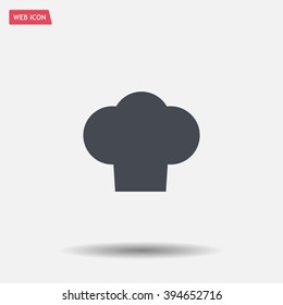 Chef cap icon. Cooking cap