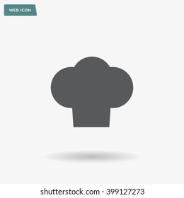 Chef cap icon. Cooking cap
