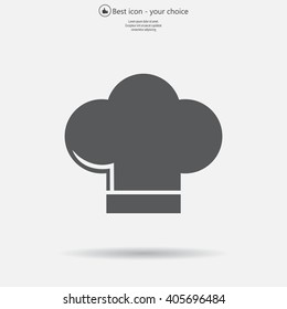 Chef cap icon. Cooking cap