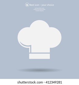 Chef cap icon. Cooking cap