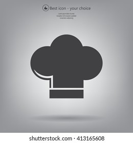 Chef cap icon. Cooking cap