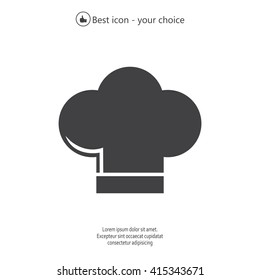 Chef cap icon. Cooking cap
