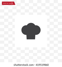 Chef cap icon. Cooking cap