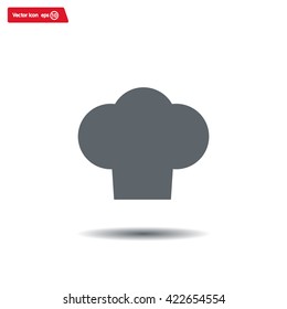 Chef cap icon. Cooking cap