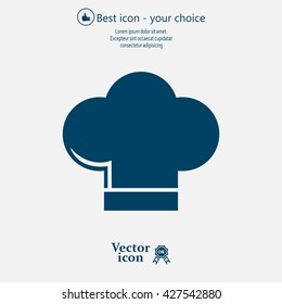 Chef cap icon. Cooking cap