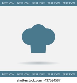 Chef cap icon. Cooking cap