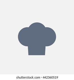 Chef cap icon. Cooking cap