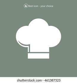 Chef cap icon. Cooking cap