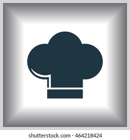 Chef cap icon. Cooking cap