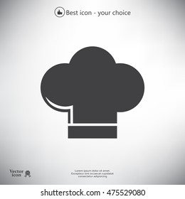 Chef cap icon. Cooking cap
