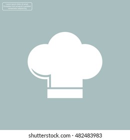 Chef cap icon. Cooking cap
