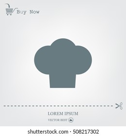 Chef cap icon. Cooking cap
