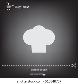 Chef cap icon. Cooking cap