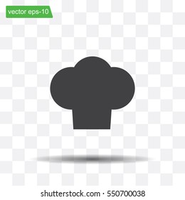 Chef cap icon. Cooking cap
