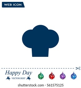 Chef cap icon. Cooking cap