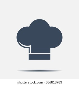 Chef cap icon. Cooking cap