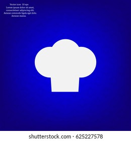 Chef cap icon. Cooking cap