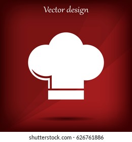 Chef cap icon. Cooking cap