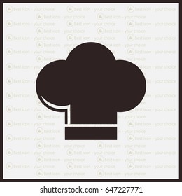 Chef cap icon. Cooking cap
