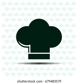 Chef cap icon. Cooking cap