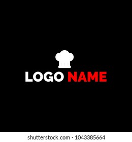 Chef cap icon, logo