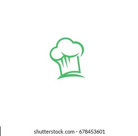 Chef cap icon, restaurant and bar, vector illustration