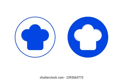 Chef cap icon. Vector illustration
