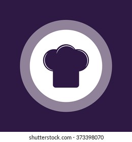 Chef cap icon. Vector illustration