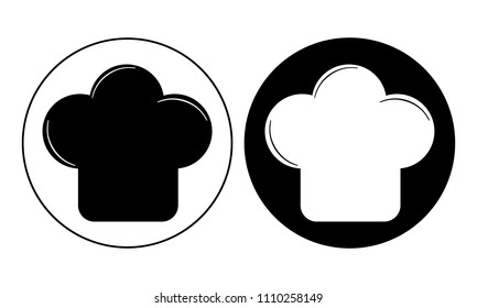 Chef cap icon.Vector illustration