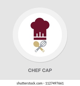 Chef Cap Illustration - Restaurant Symbol, Cooking Food Sign