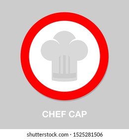 Chef Cap Illustration - Restaurant Symbol, Cooking Food Sign