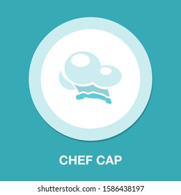 Chef Cap Illustration - Restaurant Symbol, Cooking Food Sign