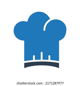 Tapa del Chef Isolum Vector icono que puede modificar o editar fácilmente

