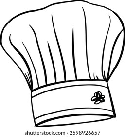 chef cap vector art design.