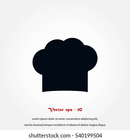 Chef cap vector , Vector EPS 10 illustration style