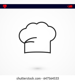 Chef cap vector , Vector EPS 10 illustration style
