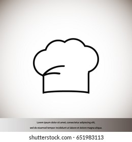 Chef cap vector , Vector EPS 10 illustration style