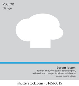 Chef cap vector icon