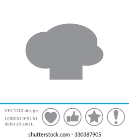 Chef cap vector icon