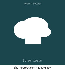 Chef cap vector icon