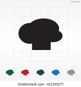 Chef cap vector icon