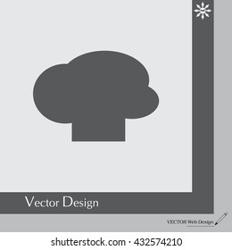 Chef cap vector icon