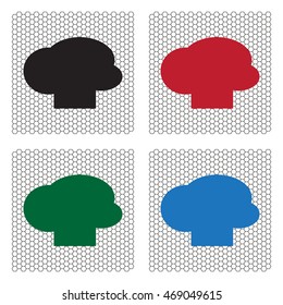 Chef cap vector icon