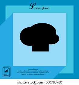 Chef cap vector icon