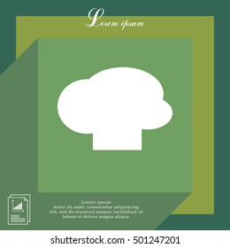Chef cap vector icon