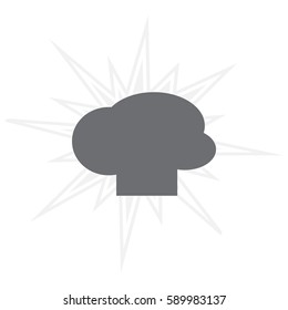 Chef cap vector icon